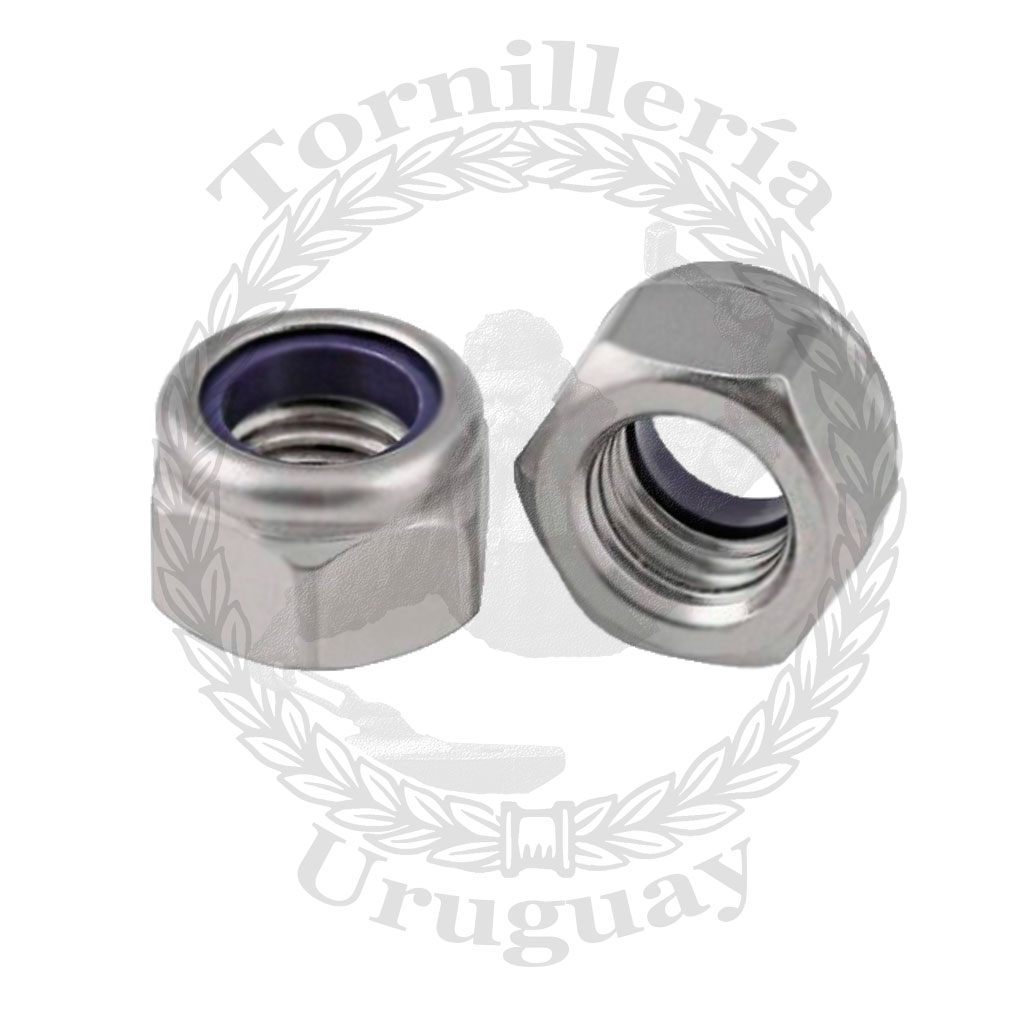 Tuerca autoblocante con nylon UNF 1"1/8