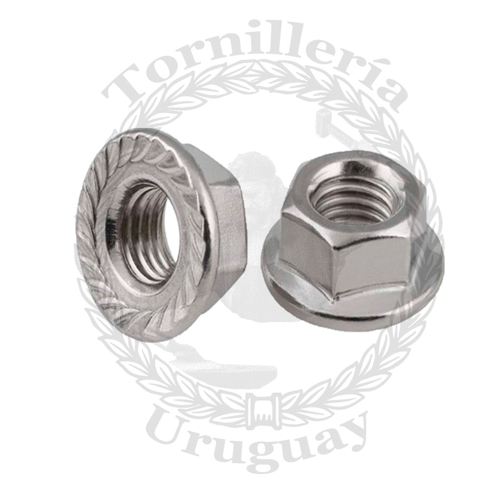 Tuerca con flange MA 8 x 1.25 mm