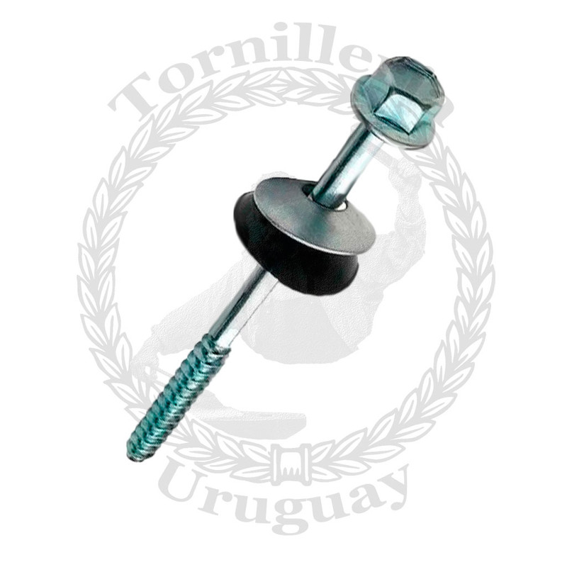 Tirafondo hexagonal para techo con arandela 5/16x310