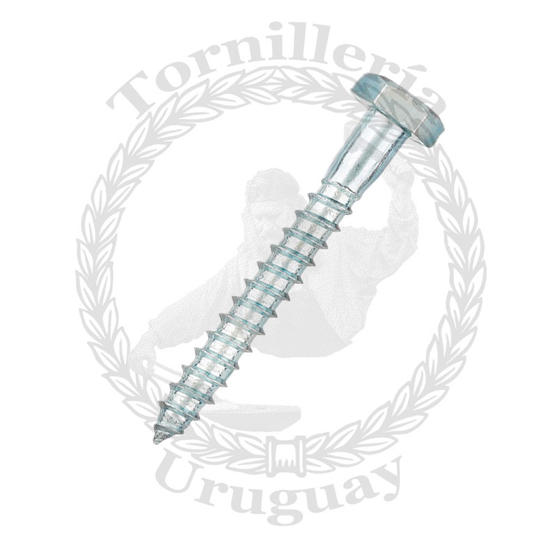  Tirafondo hexagonal acero Inox. 8x65