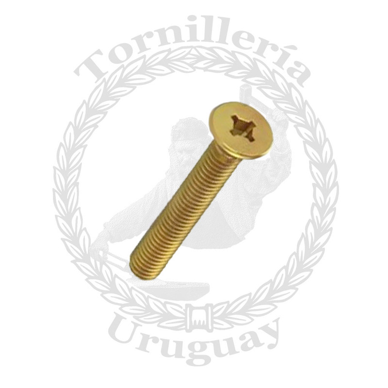 Tornillo para metal cabeza fresada Phillips 4-0.7X40