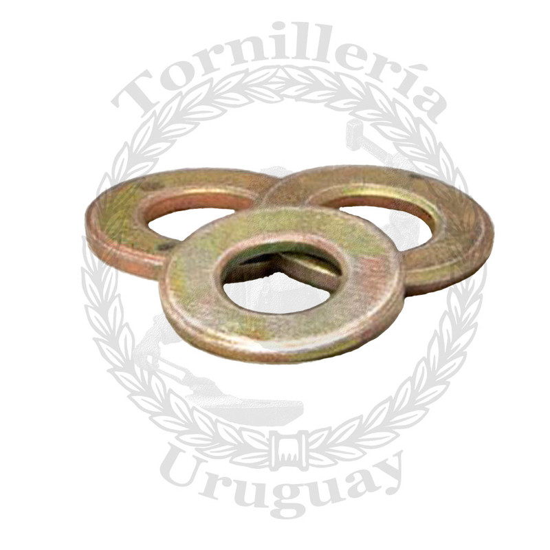 Arandela plana biselada bicromatizada 5/32