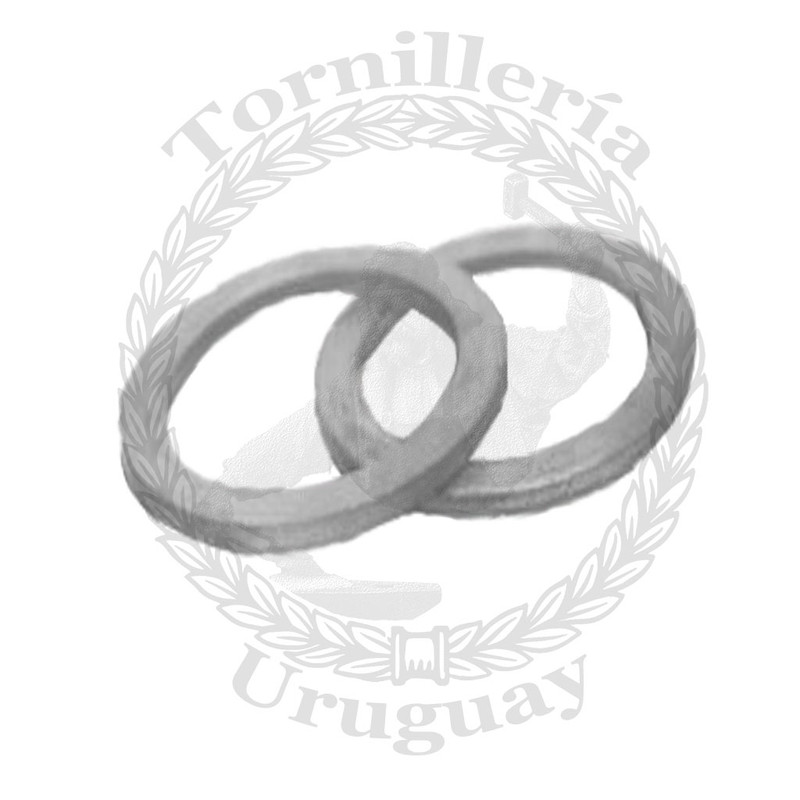 Arandela aluminio para conexión 28 x 33 x 2.0