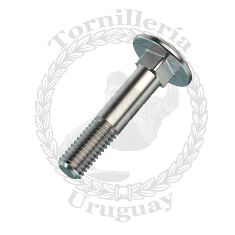 Bulón para madera SIN tuerca acero inox. 6 x 75 mm