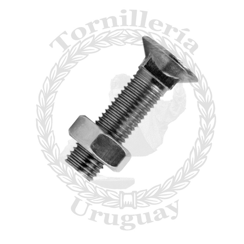 Bulón agrícola para arado Gr. 2 UNC 3/8" x 1"1/4