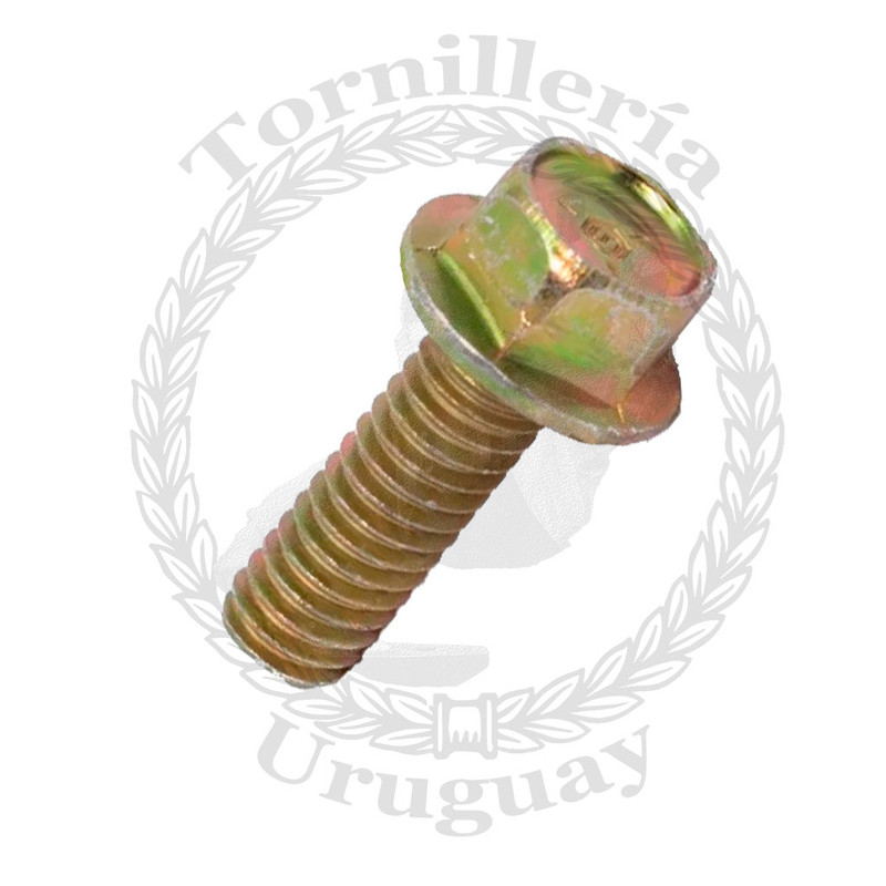 Bulón hexagonal C. 8.8 con flange 8 x 1.25 x 35 mm