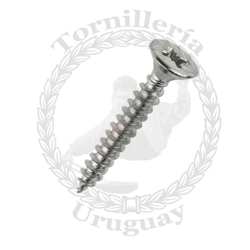 [036*5060] Tornillo para madera acero inox. Pozi-drive 5.0 x 60 mm