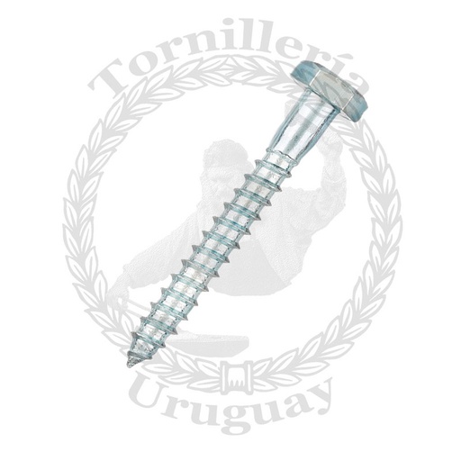 [089*0850]  Tirafondo hexagonal acero Inox. 8x50