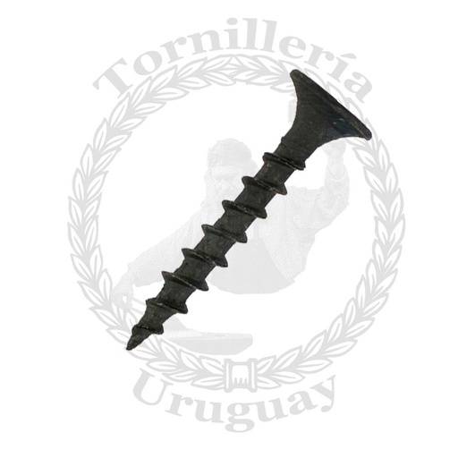 [402*3541] Tornillo punta aguja para yeso cabeza trompeta rosca gruesa 3.5x41
