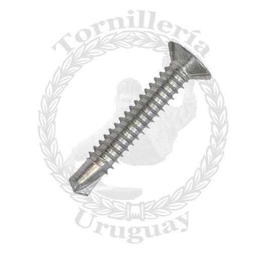[410*4213] Tornillo punta mecha cabeza fresada 4.2 x 13