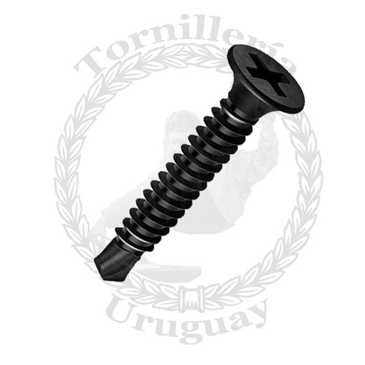 [411*3550] Tornillo punta mecha para yeso cabeza trompeta 3.5x50