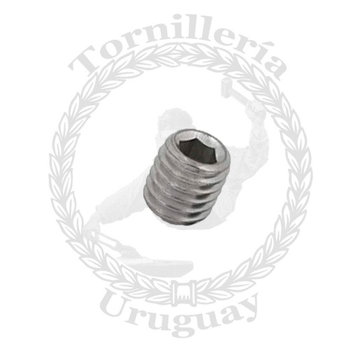 [613*0810] Allen SIN cabeza acero inox. MA 8 x 1.25 x 10