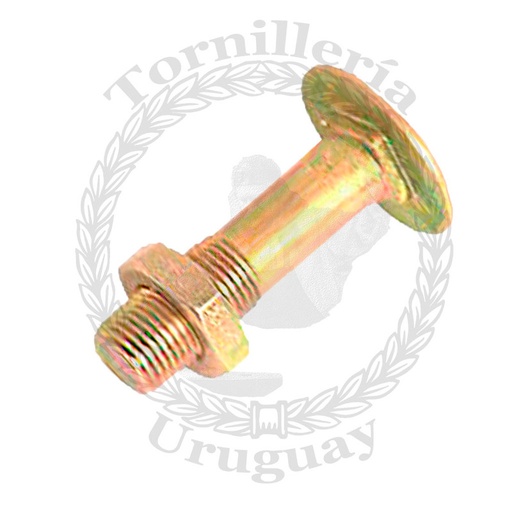 [228*0050] Bulón para madera de bronce 8 x 50 mm